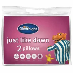Silentnight Just Like Down Pillow 2pk