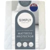 Simply Anti-Bacterial Quilted Mattress Protector - Single