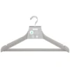 B&M Matte Grey Wooden Hangers 4pk