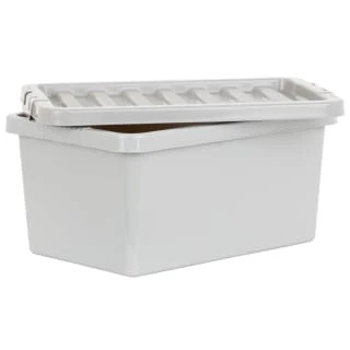 B&M Storage Box With Lid 11L - Graphite - Image 2