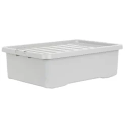 B&M Under Bed Storage Box 32L - Grey