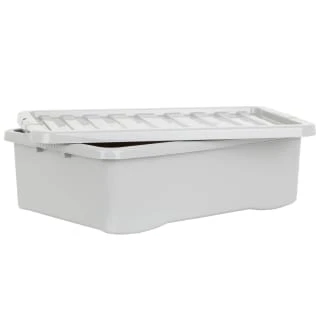 B&M Under Bed Storage Box 32L - Grey - Image 2