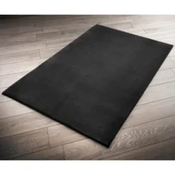 B&M Micro Plush Rug 60 X 110cm - Black
