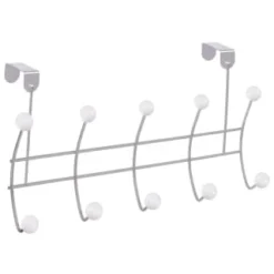 B&M 10 Ball Overdoor Hooks - Silver