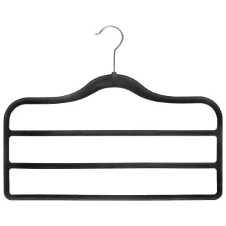 B&M Velvet Trouser Hangers 3pk - Black - Image 2