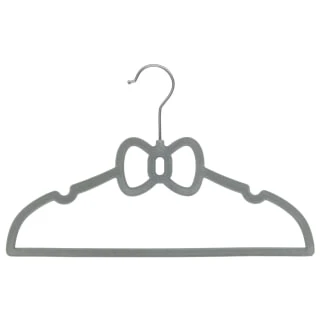 B&M Children's Non-Slip Hangers 8pk - Grey - Image 2