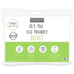 Downland Eco-Friendly Anti-Allergy 10.5 Tog Duvet - Double