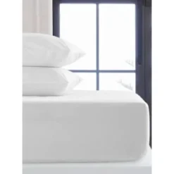 Silentnight Single Fitted Sheet - White