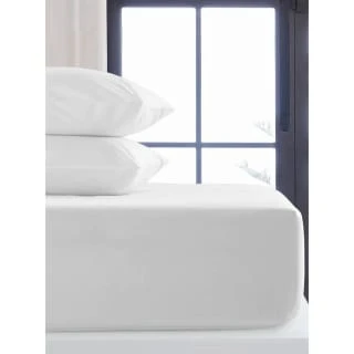 Silentnight King Fitted Sheet - White