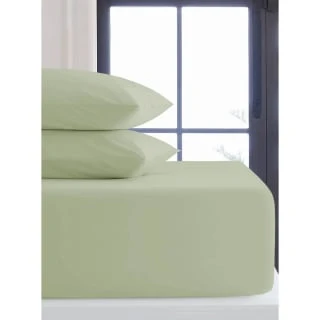 Silentnight Double Fitted Sheet - Sage