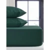 Silentnight King Fitted Sheet - Dark Green