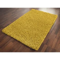 B&M Chunky Knit Rug 60 X 110cm - Ochre