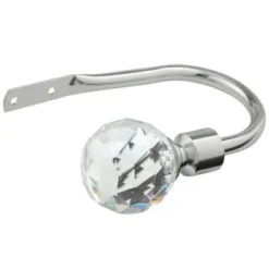 B&M Shiny Nickle Gem Curtain Hold Backs 2pk