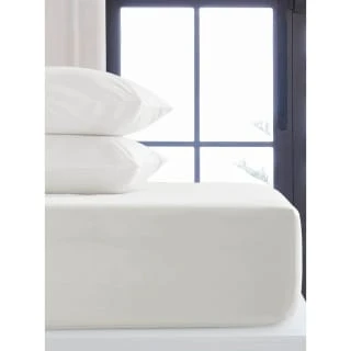 Simply Everyday Cream King Fitted Sheet