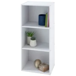 B&M Essentials 3 Tier Shelf - White