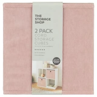 Lokken Cord Storage Cubes 2pk - Pink - Image 2
