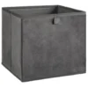 Lokken Velvet Storage Cubes 2pk - Grey