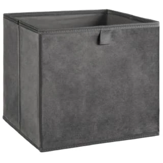 Lokken Velvet Storage Cubes 2pk - Grey
