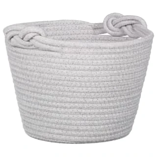B&M Cara Rope Basket With Handle - Grey